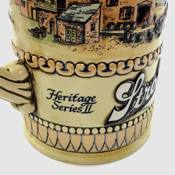 VTG The Stroh Brewery Co. Beer Stein (Ceramarte Brazil) - Heritage Series II - Picture 3 of 6